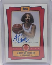 2025 Topps Chrome McDonald's All American Event Autographs Aaliyah Chavez #EA-ACH card