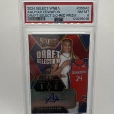 2024 Panini Select WNBA Draft Selections Signatures Aaliyah Edwards #DSS-AE