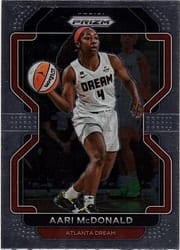2022 Panini Prizm WNBA Base Set Aari McDonald #19 card