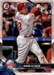 2018 Bowman Base Set Aaron Altherr #60 card