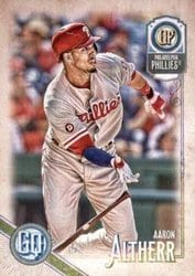 2018 Topps Gypsy Queen Base Set Aaron Altherr #266 card