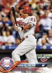 2018 Topps Opening Day Base Set Aaron Altherr #181 card