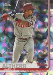 2019 Topps Chrome Sapphire Edition Base Set Aaron Altherr #534 card