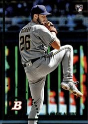 2022 Bowman Heritage Base Set Aaron Ashby #14 card