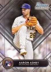 2022 Bowman Sterling Base Set Aaron Ashby #BSR-28 card