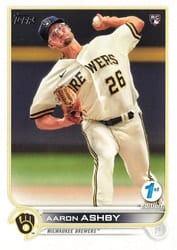 2022 Topps 1st Edition Base Set Aaron Ashby #78 card
