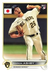 2022 Topps Japan Edition Base Set Aaron Ashby #146 card