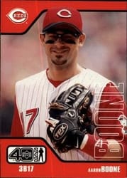 2002 Upper Deck 40-Man Base Set Aaron Boone #951 card