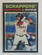 2020 Topps Heritage Minor League Aaron Bracho #74 card