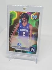 2023-24 Bowman University Best Best of 2023 Refractor Autographs Aaron Bradshaw #B23-AB card