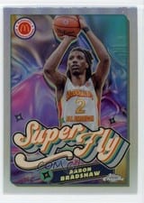 2023 Topps Chrome McDonald's All American SuperFly Aaron Bradshaw #SF-2 card