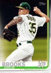 2019 Topps Update Base Set Aaron Brooks #US88 card