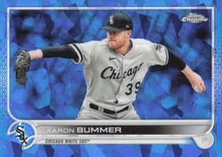 2022 Topps Chrome Update Sapphire Edition Base Set Aaron Bummer #US136 card
