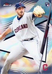 2020 Finest Base Set Aaron Civale #70 card