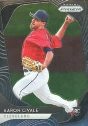 2020 Panini Prizm Base Set Aaron Civale #211 card