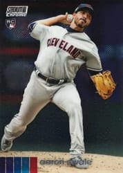 2020 Stadium Club Chrome Base Set Aaron Civale #269 card