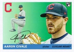 2020 Topps Archives Base Set Aaron Civale #43 card