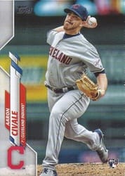 2020 Topps Base Set Aaron Civale #223 card