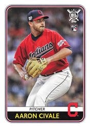 2020 Topps Big League Base Set Aaron Civale #67 card
