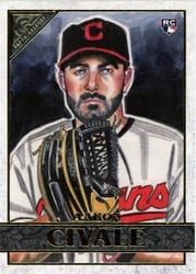 2020 Topps Gallery Base Set Aaron Civale #56 card