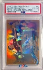 2018 Topps Chrome Premier League Aaron Cresswell #47 card
