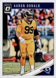 2018 Donruss Optic Base Set Aaron Donald #54 card