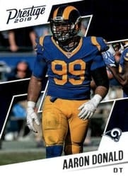 2018 Panini Prestige Base Set Aaron Donald #185 card