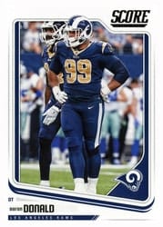 2018 Score Base Set Aaron Donald #168 card