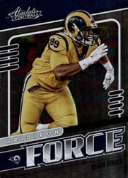 2019 Panini Absolute Gridiron Force Aaron Donald #19 card