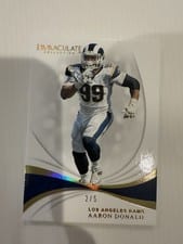 2019 Panini Immaculate Collection Aaron Donald #53 card