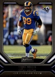 2019 Panini Playbook Base Set Aaron Donald #84 card