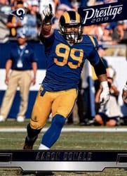 2019 Panini Prestige Base Set Aaron Donald #190 card