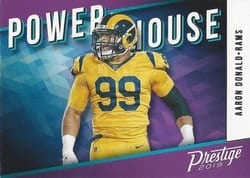 2019 Panini Prestige Power House Aaron Donald #PH-AD card