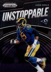 2019 Panini Prizm Unstoppable Aaron Donald #3 card