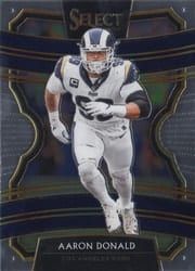 2019 Panini Select Base Set Aaron Donald #44 card