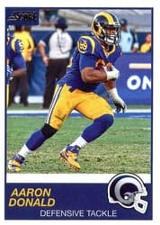 2019 Score Base Set Aaron Donald #295 card