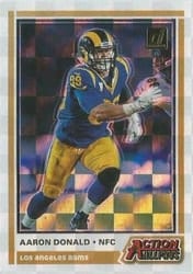 2020 Donruss Action All-Pros Aaron Donald #AAP-AD card