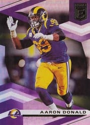 2020 Donruss Elite Base Set Aaron Donald #91 card