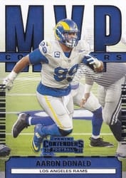 2020 Panini Contenders MVP Contenders Aaron Donald #MC-AD card