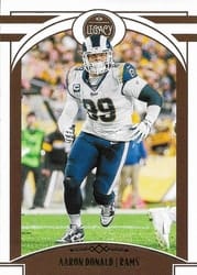 2020 Panini Legacy Base Set Aaron Donald #97 card