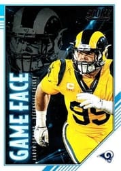 2020 Score Game Face Aaron Donald #GF-AD card