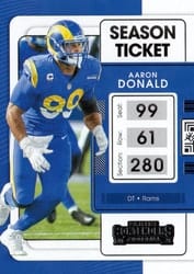 2021 Panini Contenders Base Set Aaron Donald #56 card