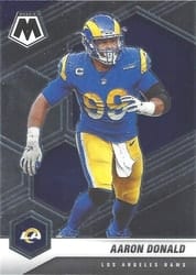 2021 Panini Mosaic Base Set Aaron Donald #120 card