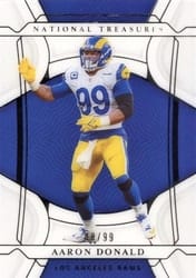 2021 Panini National Treasures Base Set Aaron Donald #35 card