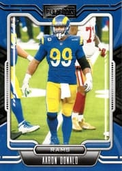 2021 Panini Playbook Base Set Aaron Donald #44 card
