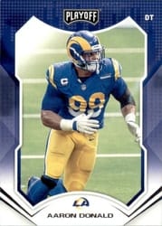 2021 Panini Playoff Base Set Aaron Donald #186 card