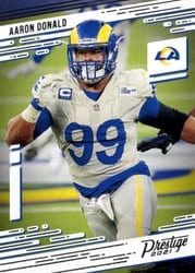 2021 Panini Prestige Base Set Aaron Donald #99 card