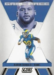2021 Score Game Face Aaron Donald #GF2 card