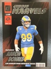 2022 Donruss Gridiron Marvels Aaron Donald #GM-9 card