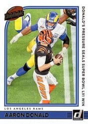 2022 Donruss Highlights Aaron Donald #H-AD card